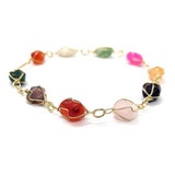 Pulseira Pedra Agata Quartzo