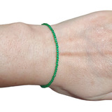 Pulseira Pedras Naturais Esmeralda