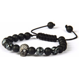 Pulseira Pedras Onix Obsidianas