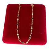 Pulseira Pedrinhas Colorida 3mm