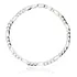 Pulseira Prata 925 De Lei Maciça 5mm 3x1 Legítima Masculina Comprimento 21 Cm V Pratas