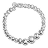 Pulseira Prata 925 Granulos