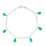 Pulseira Prata 925 Pedra