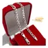Pulseira Prata Masculina Fina Grumet 4mm Escama Peixe 1x1