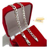 Pulseira Prata Masculina Fina