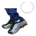 Pulseira Prata Naike Shox R4 Quatro Molas Cinza Vermelho Cinza 40 Cm