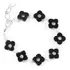  Pulseira Preta E Branca Estilo Marroquino Com Motivo Modern