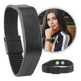 Pulseira Preta Up Power Original Magnética