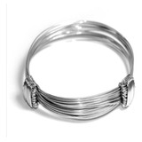 Pulseira Rabo De Elefante De Prata 925 Com 12 Fios