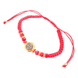 Pulseira Regulavel Medalha Cruz