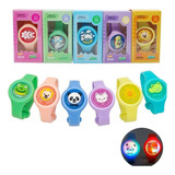 Pulseira Relógio C  Proteção Citronela Anti Mosquito Kit