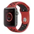 Pulseira Relógio Nike Sport Silicone Compatível Applewatch Cor Vermelho / Preto