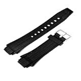 Pulseira Relógio Para Mormaii MO5001 MO2019 MO2909 MO3900 LC25 Preto