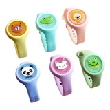 Pulseira Repelente Anti Mosquito Super Led Colorido Cor Laranja