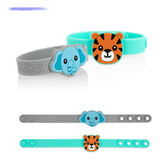 Pulseira Repelente Bebê Infantil Óleo Citronela Kit 2un Nuby