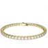 Pulseira Riviera Ouro 18k Diamante Brilhantes 15 Pontos 18cm