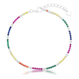 Pulseira Riviera Pedras Coloridas