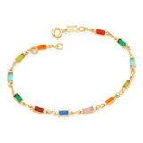 Pulseira Rommanel Banhado Ouro