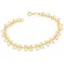 Pulseira Rommanel Borboletas Vazadas Semijóia Cod 551496