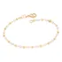 Pulseira Rommanel Com Esferas E Pérolas Sintéticas - 552136 Comprimento 19 Cm Cor Dourado Diâmetro 19 Cm