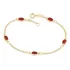 Pulseira Rommanel Cristais Ovais Folheado Ouro 551614