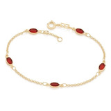 Pulseira Rommanel Cristal Oval