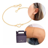 Pulseira Rommanel Feminina Coracao