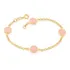 Pulseira Rommanel Folheado Ouro Cristais Redondos 551671