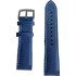 Pulseira Rubber  Premium Blueocean Azul Com Costura Branca