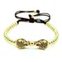 Pulseira Semijoia 4mm Leopardos Zircônias Banhada Ouro 18k