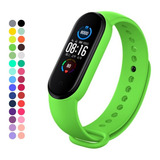 Pulseira Silicone Colorida Compatível Com Xiaomi Mi Band 5 6