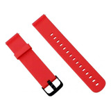 Pulseira Silicone Gold Compatível Amazfit Bip S A1821 20mm Cor Vermelho