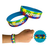 Pulseira Silicone Para Braço Identificação Autista Infantil