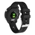 Pulseira Silicone Para Garmin Forerunner 245 645 Music Watch Cor Preto Largura 20 Mm