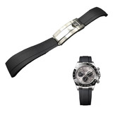 Pulseira Silicone Para Relogios Rolex 20mm Completa Premium