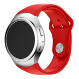 Pulseira Silicone Para Samsung Gear S2 Sport   Vermelho