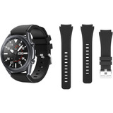 Pulseira Silicone Para Samsung Gear S3 Classic Frontier 22mm Cor Preta