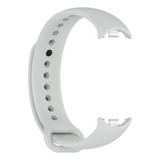 Pulseira Silicone Trava Metal Sport Compatível C Mi Band 8 Cor Cinza