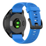 Pulseira Sport Para Garmin Forerunner 945 / 935 Fenix 5 Plus Cor Azul-claro Largura 22 Mm