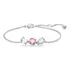 Pulseira Swarovski Mesmera De Tamanhos Mistos Rosa Banhada A