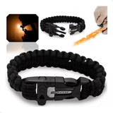 Pulseira Tática Action Cord Ntk Iniciador Fogo E Apito
