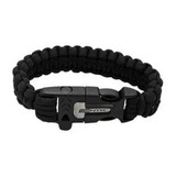 Pulseira Tática Action Cord Paracord Pederneira Apito Ntk