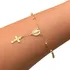 Pulseira Terço Jesus Ouro 18k-750 - 19cm - Envio Imediato 