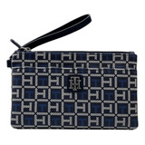 Pulseira Tipo Carteira Tommy Hilfiger Wrislet Azul Marinho