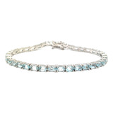Pulseira Topazio Azul Sky