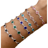 Pulseira Zirconia Prata 925