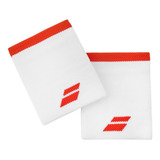 Pulseiras Brancas vermelhas Com Logotipo Babolat Jumbo Cor Branca vermelha Tamanho Único