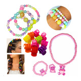 Pulseiras Colar Anel Acessórios Infantil Menina