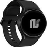 Pulseiras De Silicone NSmart Fecho Invertido Compativeis Com Galaxy Watch 6   Galaxy Watch 6 Classic   Galaxy Watch 5   Galaxy Watch 5 Pro   Galaxy Watch 4 Classic  Único  Preta 