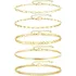 Pulseiras De Tornozelo If You Gold Para Mulheres, Banhadas A